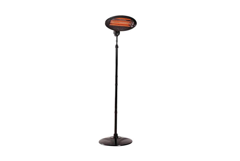 2Kw Electric Patio Heater - Adjustable, Free-Standing Outdoor Heater, Black