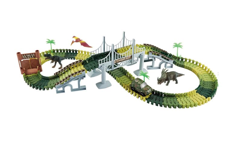 Car Track Set - Dinosaur Themed