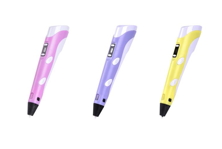 3D Printing Doodle Pen W/ Lcd Screen - 4 Colours