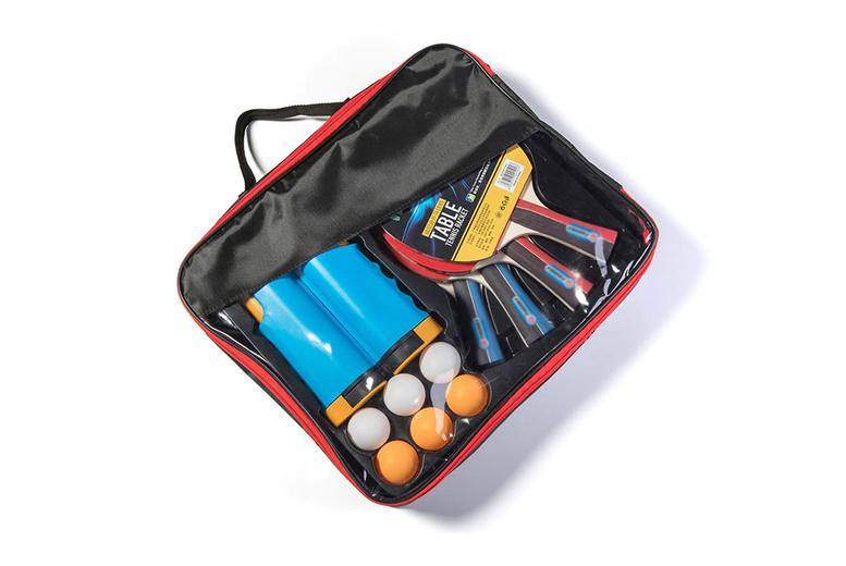 Portable Table Tennis Set With Retractable Net - Family & Group Play Anywhere