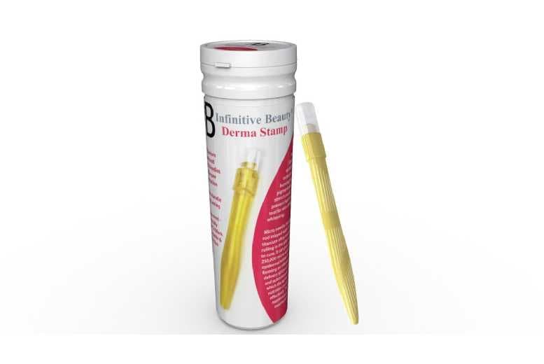 Titanium Microneedle Derma Stamp - Collagen Boosting, Anti-Ageing Tool For All Skin Types