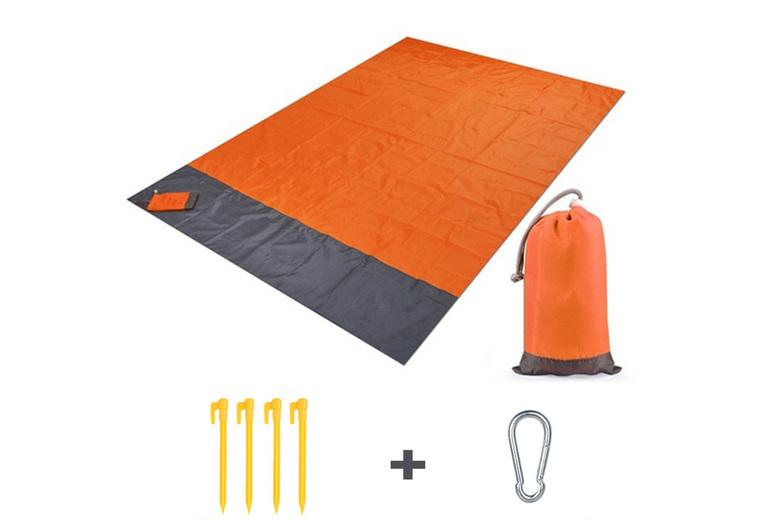 Portable Waterproof Beach Mat - Choice Of 2 Sizes & 6 Colours