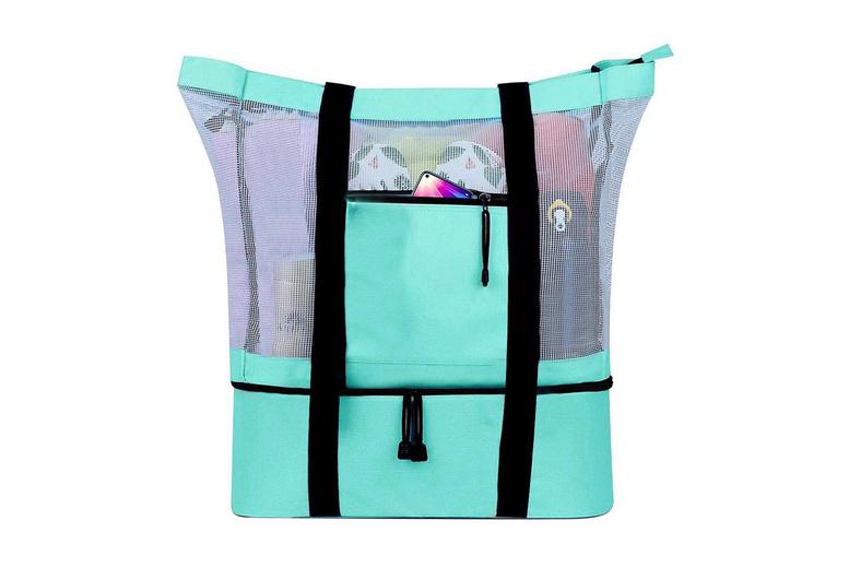 2-In-1 Outdoor Beach Mesh Tote Bag - Versatile And Stylish