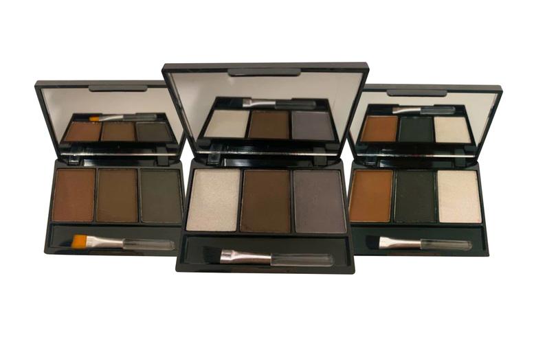 Mini Maxdona Eyebrow Powder Palette - Long-Lasting, Smudge-Proof, Natural Finish