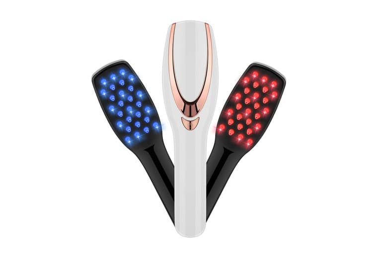 Wireless Led Phototherapy Scalp Massager Comb - Cordless, Vibration & Light Therapy, 2 Colour Options