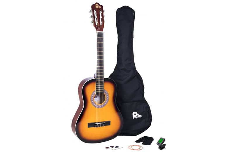 Rio Kids ¾ Size Junior Classical Guitar - 36” - 5 Colours