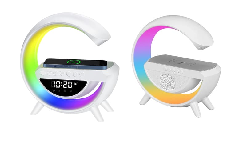 G Shape Wireless Speaker With Desk Lamp In 4 Options