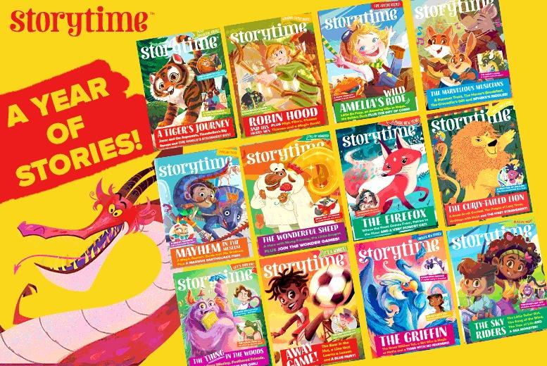 Storytime Magazine 12-Month Subscription For Schools - Engaging Literacy Resource For Ages 3-9