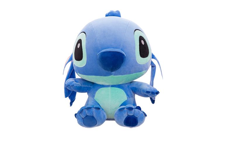 Unisex Plush Cartoon Pillow - Soft Pp Cotton, 4 Sizes, Blue Or Pink