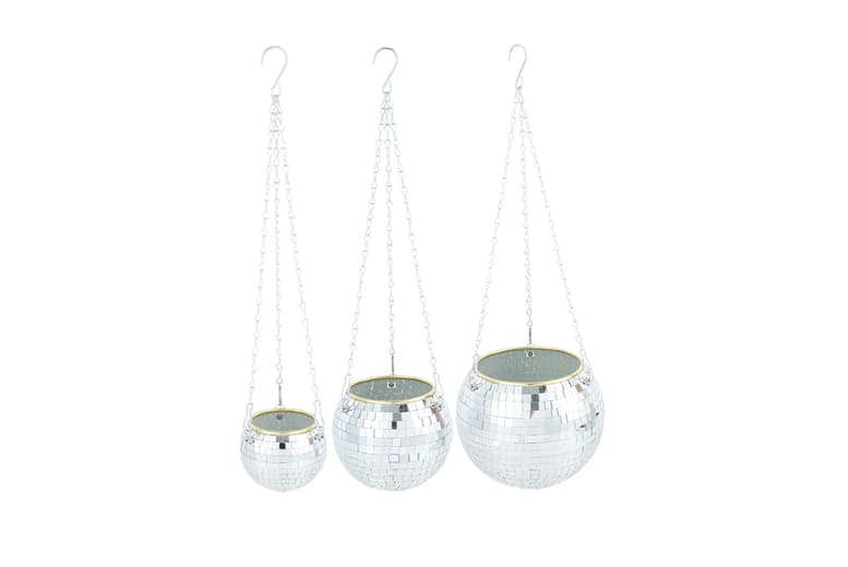Disco Ball Hanging Planter - Indoor & Outdoor Glam Decor