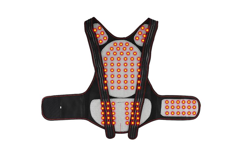 Self-Heating Ergonomic Magnetic Back Support Brace - Adjustable, Breathable, Unisex, 3 Sizes