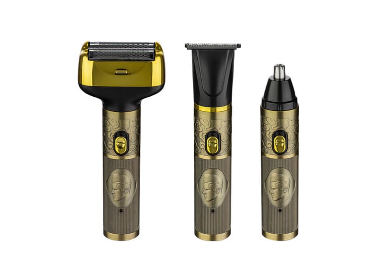 3-In-1 Usb Rechargeable Electric Men'S Shaver & Beard Trimmer - Cordless Grooming Kit