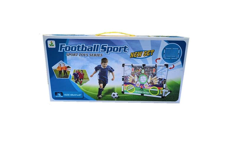 2-In-1 Kids Football Goal And Net Set