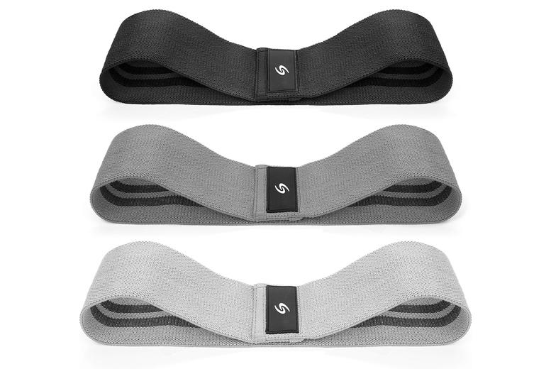 Set Of 3 Fabric Resistant Bands In 2 Options