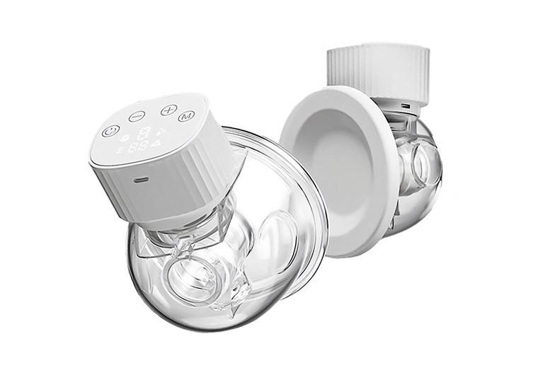 Obero Wearable Hands-Free Breast Pump - Silent, Cordless, Multi-Mode, Food-Grade Silicone