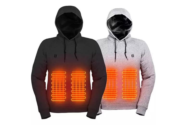Unisex Usb Heating Hoodie - 6 Sizes, 2 Colours