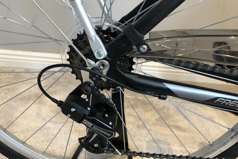 Hybrid Exercise Bike - Lightweight Alloy Frame, 21-Speed Shimano, Adjustable Handlebars (2 Sizes)