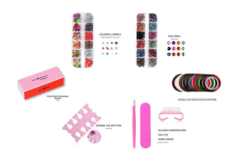 Professional Gel Nail Polish Kit - 39-Piece Uv/Led Set For Long-Lasting, Salon-Quality Manicures