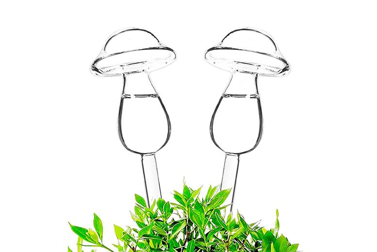 Mushroom-Shaped Glass Self-Watering Globe For Indoor & Outdoor Plants