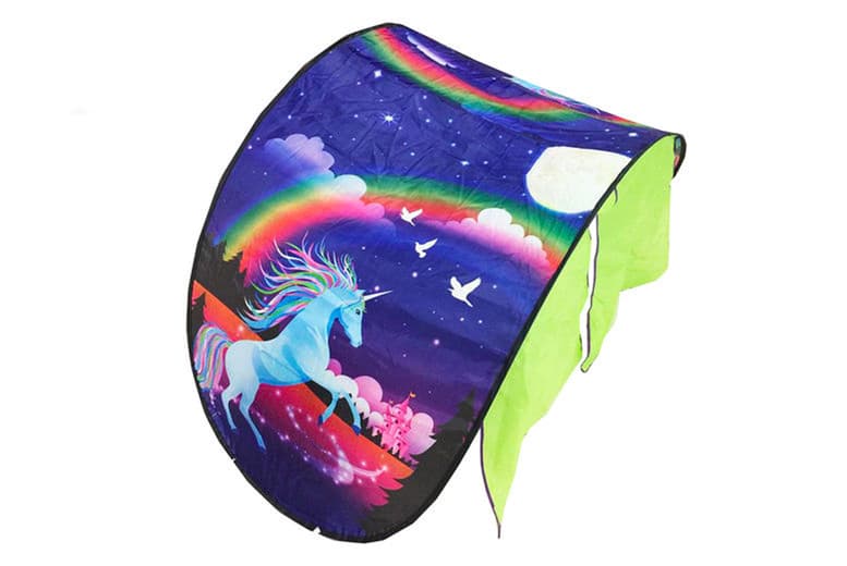 Kids' Quirky Bed Tent For Twin Cot Beds - Portable, Secure Hideaway, 5 Fun Designs