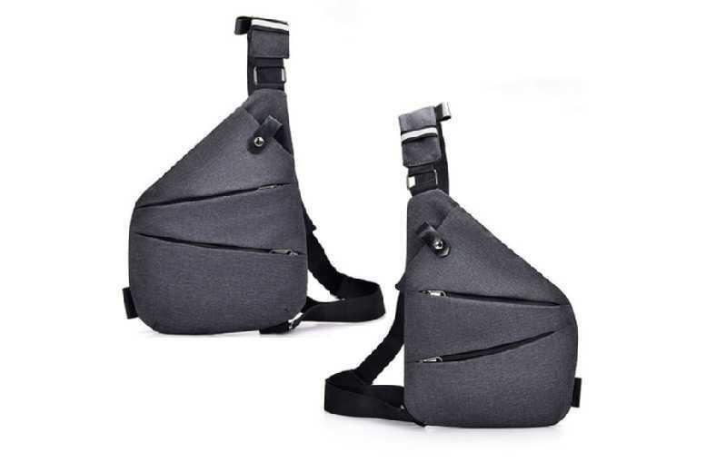 Multipurpose Anti-Theft Sling Bag - Lightweight Oxford, Adjustable Strap, Unisex, Left/Right Options