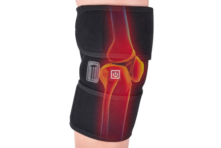 Usb-Powered Heated Physiotherapy Knee Brace - Adjustable, Ergonomic Joint Support, Unisex, Compact