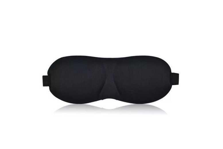 Ultra-Silky Black Out Sleep Mask - Lightweight, Breathable Eye Cover For Sensitive Skin & Travel