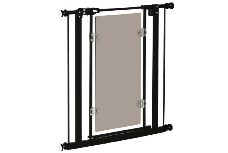 Price Drop! Premium Pressure Fit Dog Safety Gate - Double-Locking, Adjustable, For Small & Medium Breeds