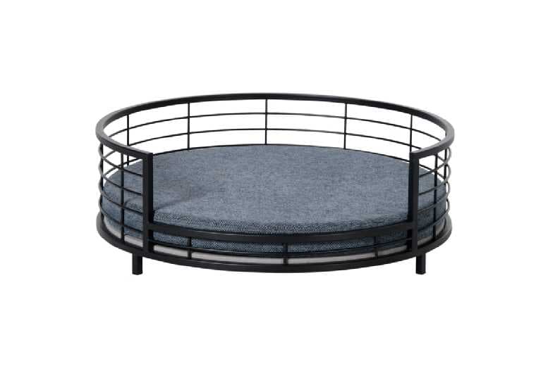 Price Drop! Luxury Raised Orthopaedic Dog Bed For Small Breeds - Steel Frame & Washable Cushion