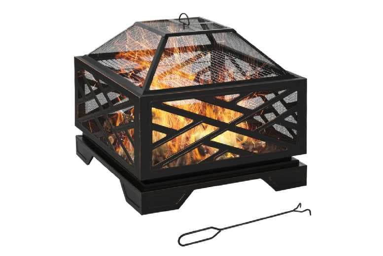 Price Drop! 2-In-1 Outdoor Metal Fire Pit And Grill Extravaganza