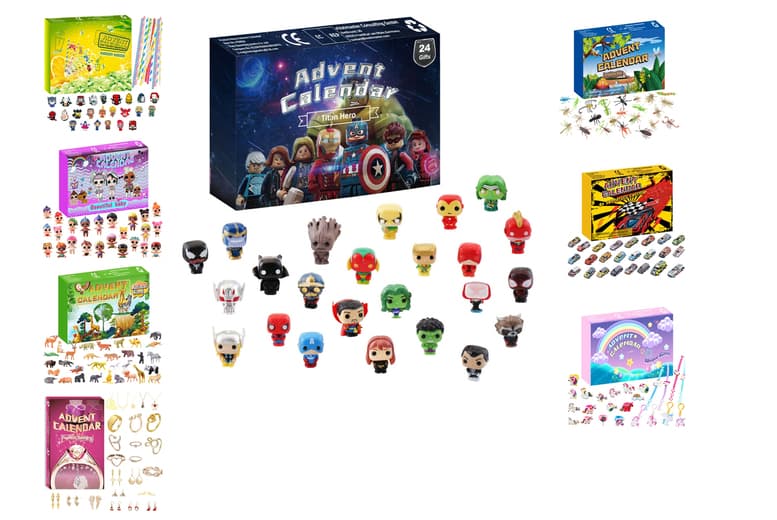 Kids' Countdown To Christmas Blind Box Toy - 8 Options