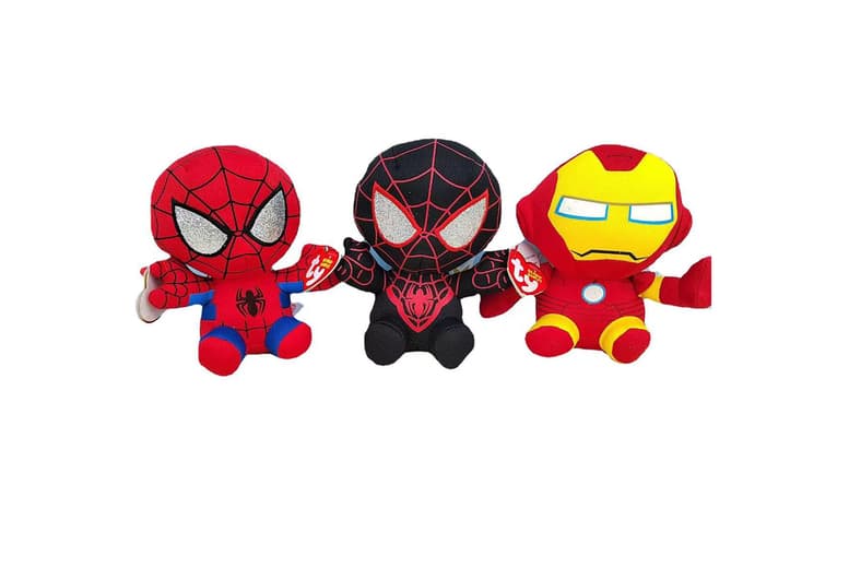 Cartoon  Baby Plush Soft Toy - Marvel Spiderman Theme, Ages 0+, Three Colours