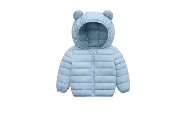 Kids' Thick Cotton Hooded Jacket - 6 Sizes & 13 Colours