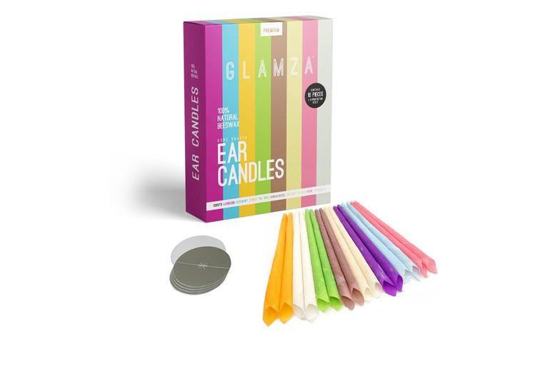 Glamza Premium Ear Candles For Ear Care & Relaxation - 16 Pack (For Sensitive Ears, Wax Removal, Self-Care Rituals)