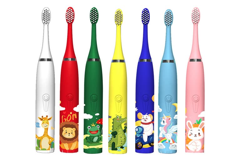 Kids' Smart Electric Toothbrush - 8 Heads - 7 Colours
