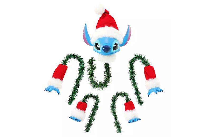 Cartoon  Artificial Christmas Tree Decoration - Disney Stitch, Santa, Jack, Or Deer Collectible