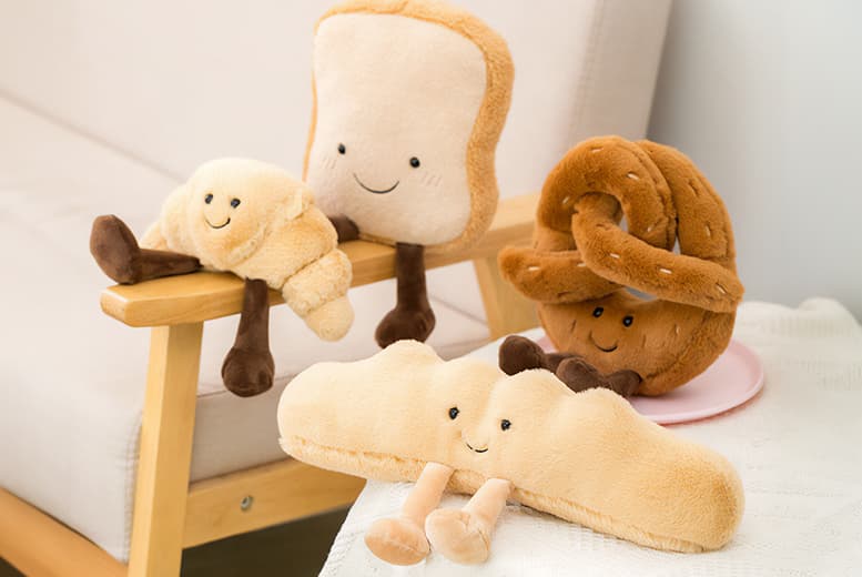 Food-Themed Plush Doll Or Keyring - 8 Options