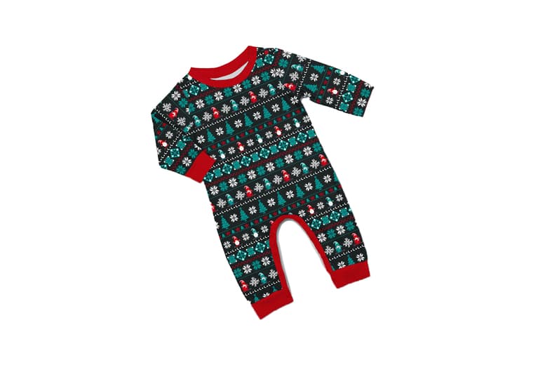 Family Snowflake Christmas Pyjamas - Baby, Kid, Mom & Dad Sizes