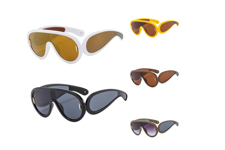 Unisex Stylish & Unique Large Frame Sunglasses - 5 Options