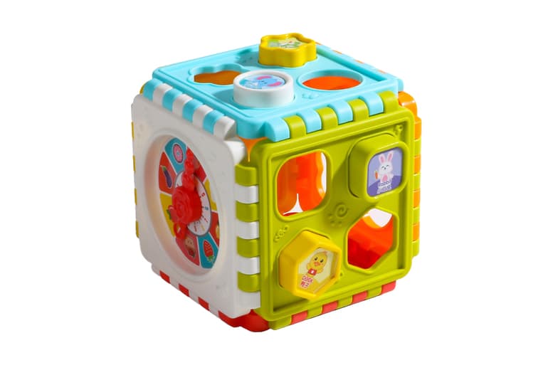 Geometric Shape-Matching Baby Toy Block