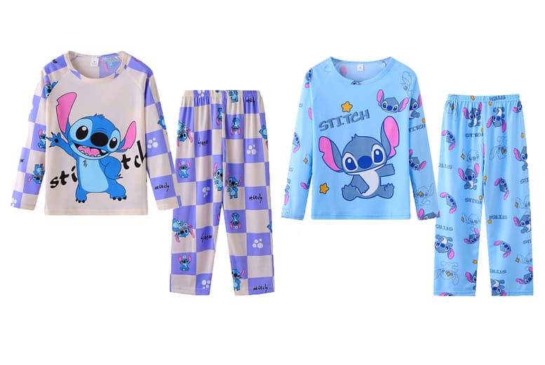 100% Cotton Kids' Cartoon Pyjamas Set - Breathable, Machine Washable, Ages 3-16