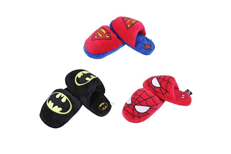 Superhero  Plush Slippers - 4 Options