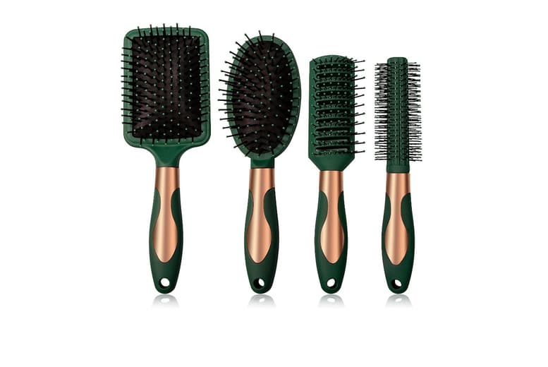 Anti-Static Ionic Massage Hair Comb Set - Detangling, Wet & Dry, Professional Results