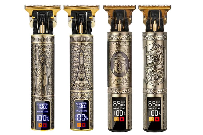 Cordless Lcd Beard Trimmer & Hair Clipper For Men - Precision Grooming Kit, Rechargeable, Compact, Multi-Style