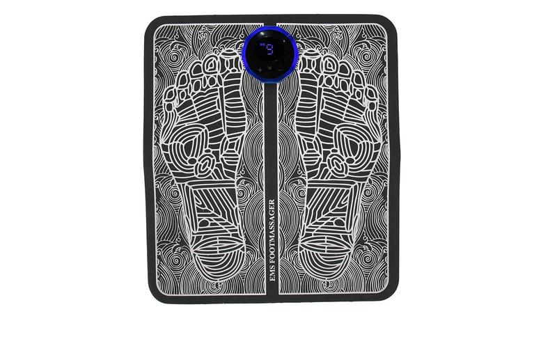 Professional Ems Reflexology Foot Massager Mat - Rechargeable, Foldable Beauty Electrical Therapy For Circulation & Muscle Relief