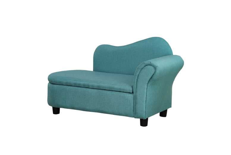 Kids Armchair Sofa With Storage - Solid Wood Frame, Plush Padding, Compact Lounge Seat