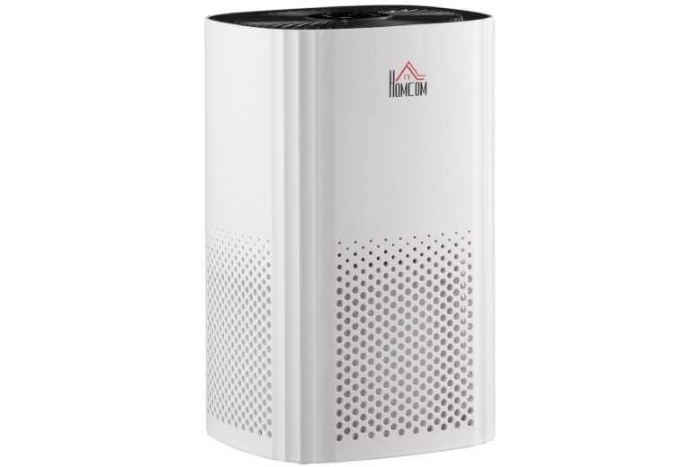 Bedroom Air Purifier With Hepa & Carbon Filtration, Ioniser, 4 Speeds