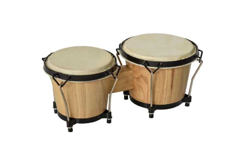 Price Drop! Wooden Bongo Drum Set For Kids - Musical Toy, Ages 5+, Portable, Creative Play