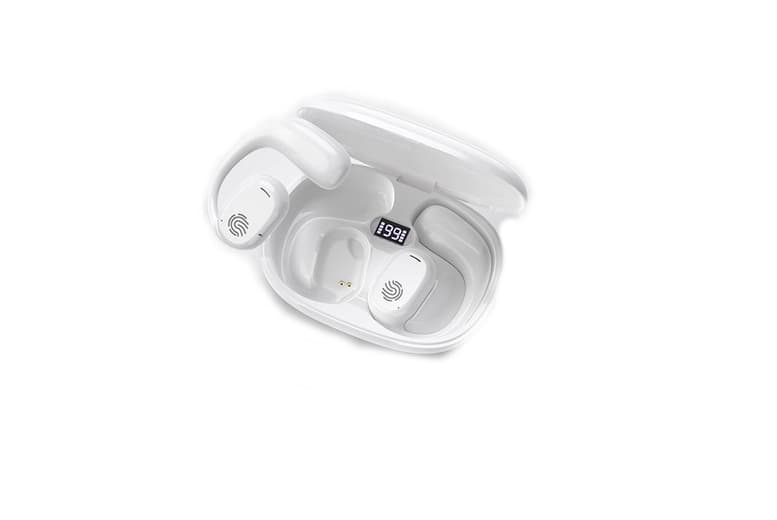 Wireless Bluetooth 5.3 Sports Headphones Earbuds With Hd Led Display & Charging Case - Stereo & Mono Modes