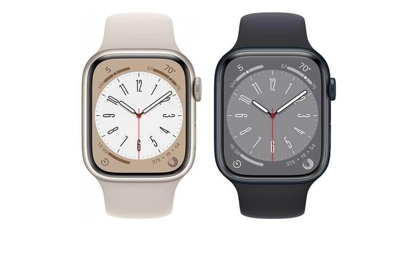 Apple Watch Series 8 With Advanced Health Sensors - Starlight Or Midnight Aluminium
